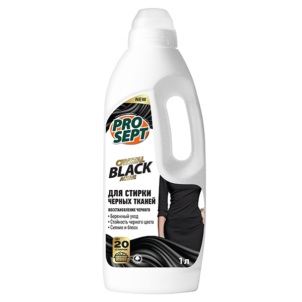 Стирка и уход за тканями Crystal Black 1 л