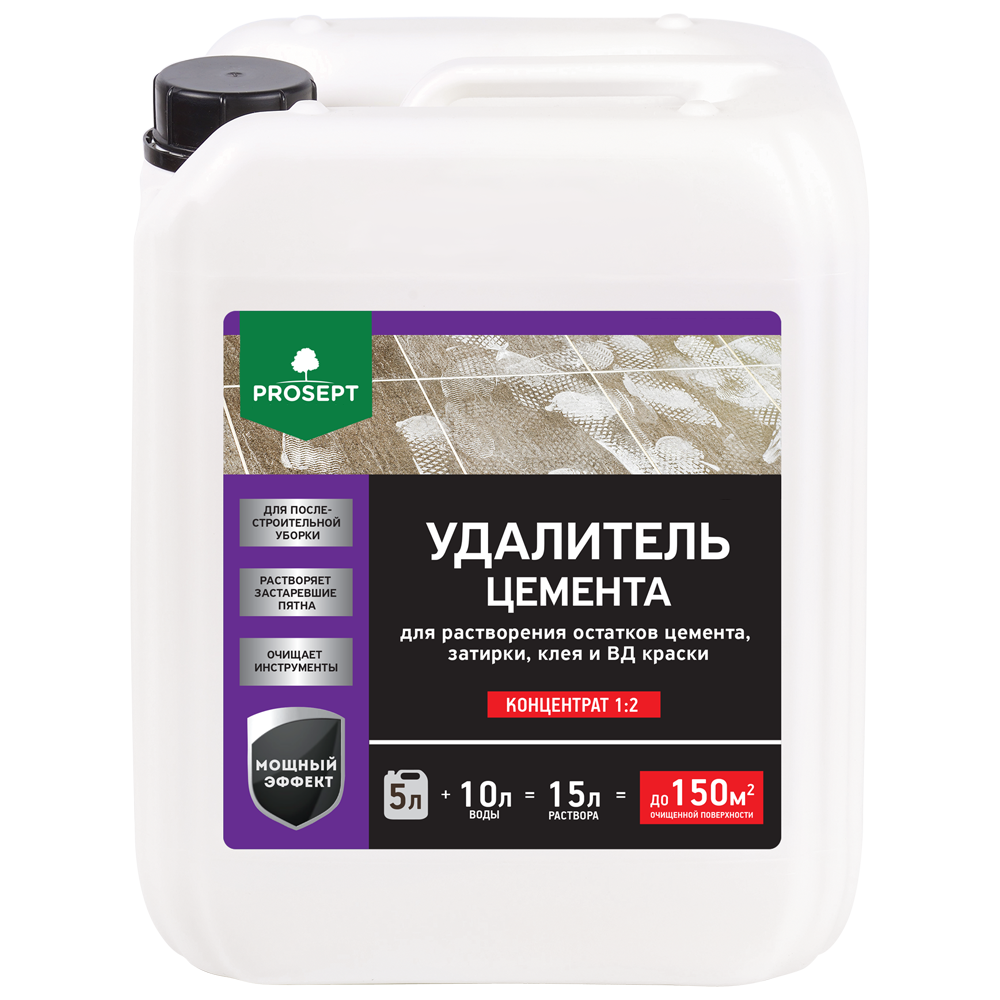 Очистка минеральных поверхностей PROSEPT CEMENT CLEANER 5 л