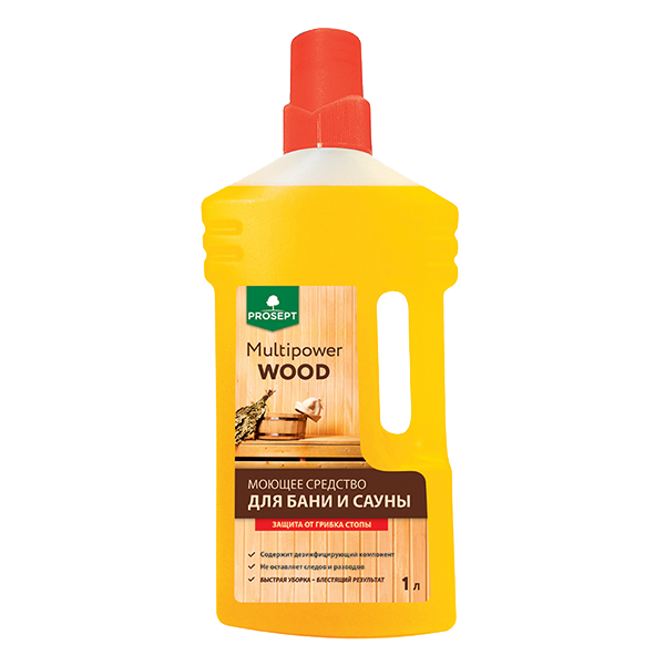 Удаление специфических загрязнений Multipower Wood 1,0 л