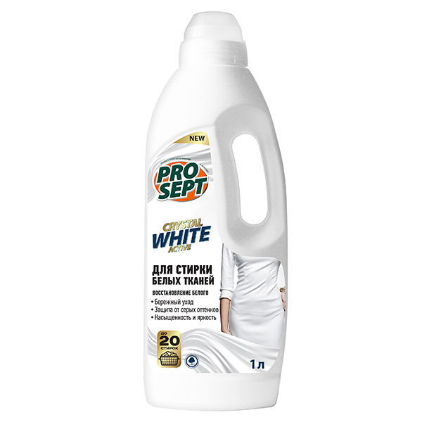 Стирка и уход за тканями Crystal White 1 л