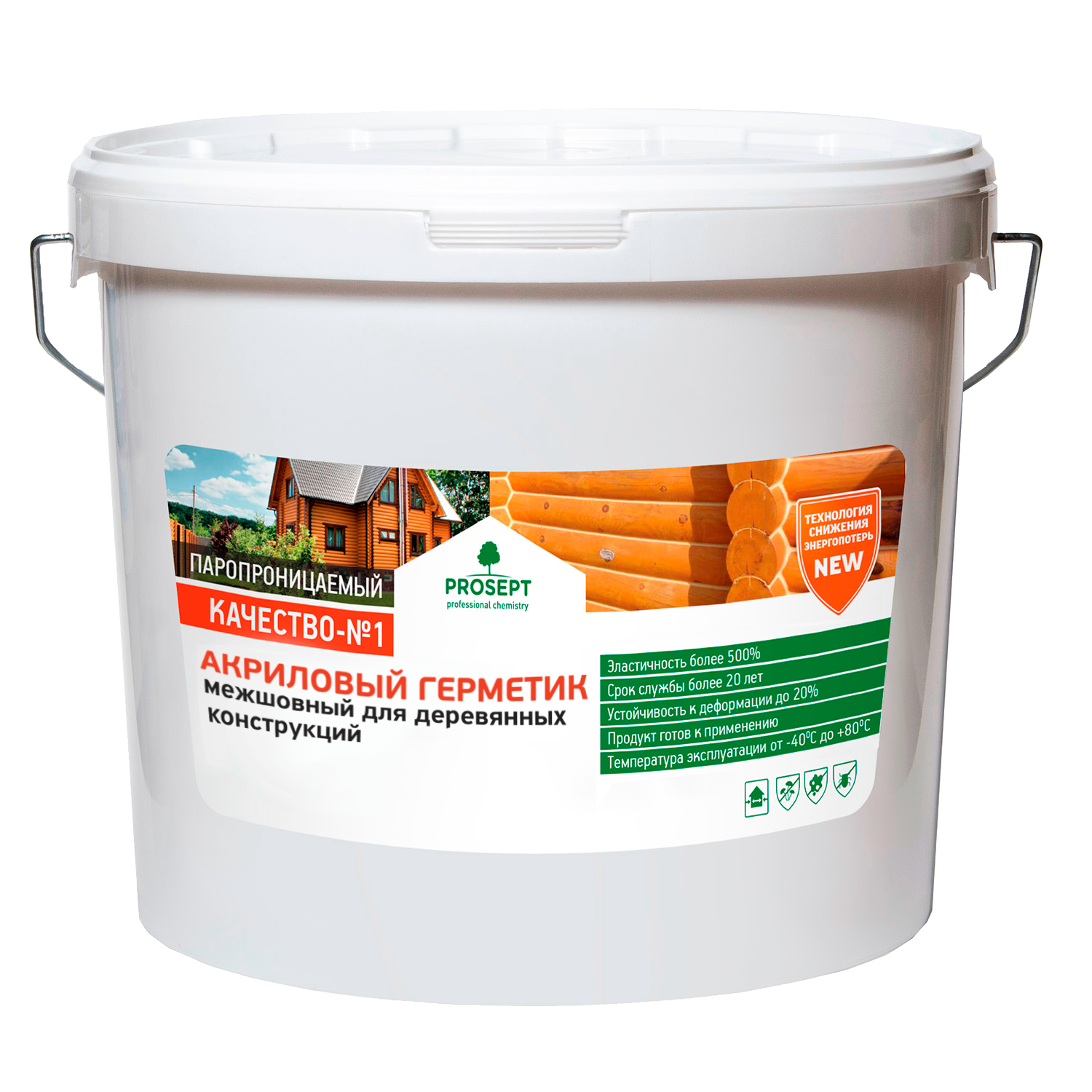 Декоративные Герметик акриловый для швов шоколад 15 кг