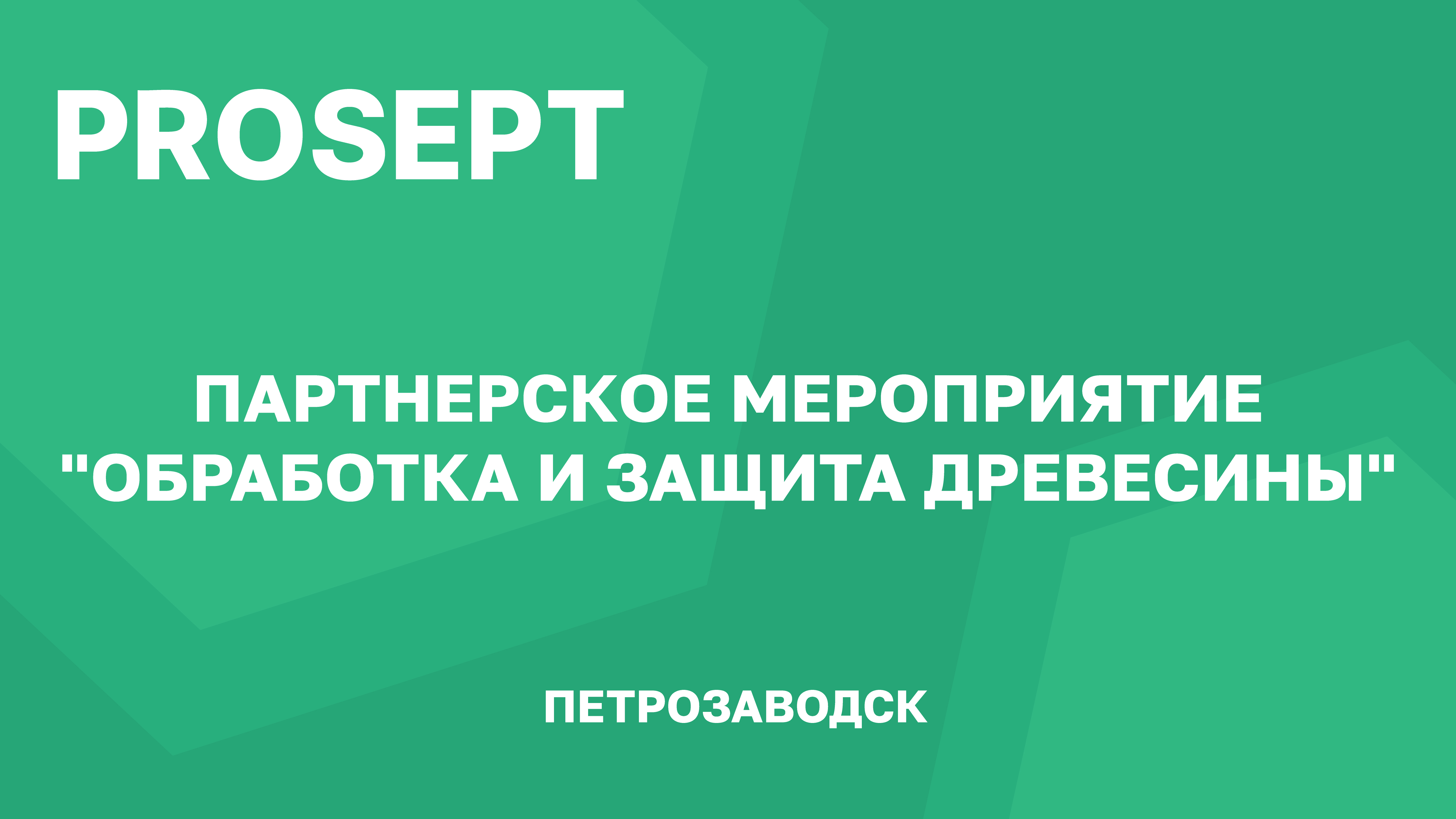 PROSEPT в Карелии: обработка и защита деревянных конструкций