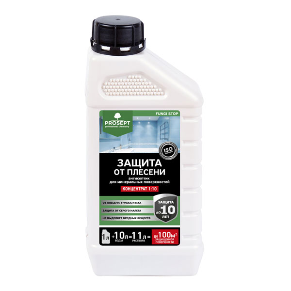 Защита минеральных поверхностей PROSEPT FUNGI STOP 1 л