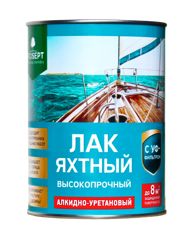 Строительная химия Лак яхтный, глянцевый, 900 мл