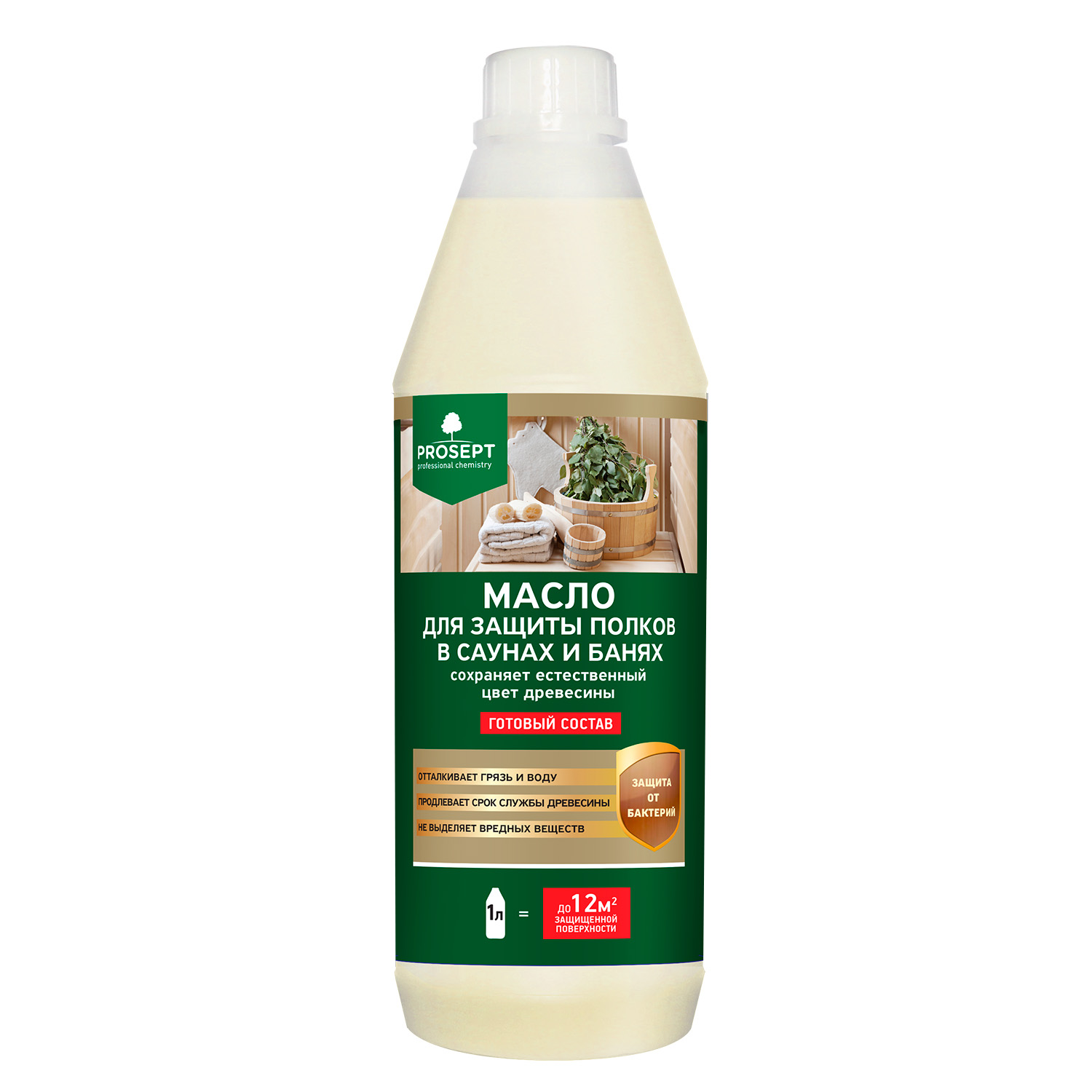 Баня и сауна PROSEPT SAUNA OIL 1 л