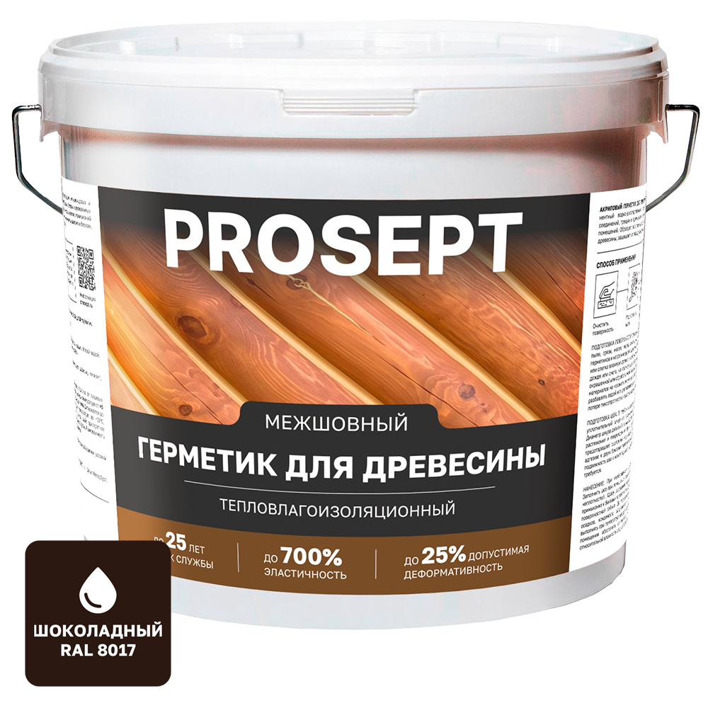 Декоративные Герметик акриловый для швов шоколад 15 кг