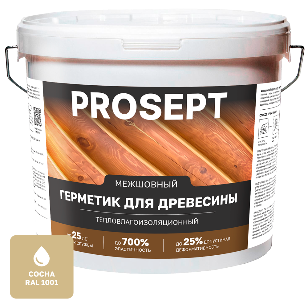 Декоративные Герметик акриловый для швов сосна 15 кг