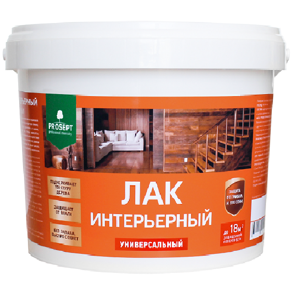 Строительная химия Лак интерьерный универсальный, 2,0л